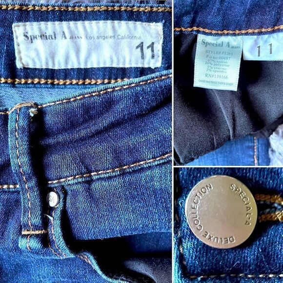 Special A l Rare! l Zipper decor  l Ankle  l Fit l 5 pocket Juniors 11 l EUC - Picture 4 of 15